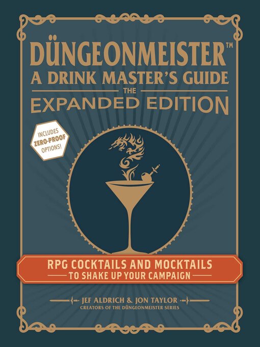Title details for RPG Cocktails and Mocktails to Shake Up Your Campaign by Jef Aldrich - Available
